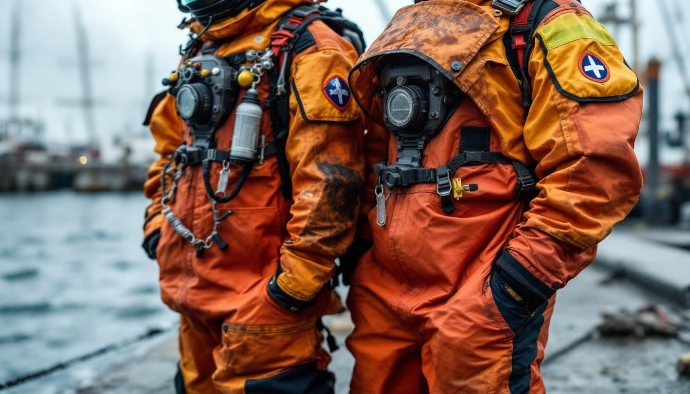 Les différences entre combinaisons d'abandon et de travail en milieu maritime